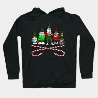 Gang of Gnomes with Candy Canes Hoodie